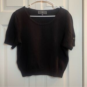 St. John Sport Wool Blend Top Large